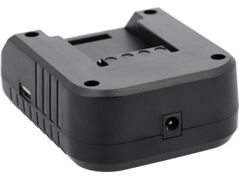 Зарядний пристрій від автомобільної від мережі 12-28 B YATO для акумуляторів Li-Ion 18 В, 2 А, USB-в