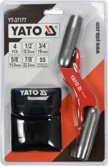 YATO Загладжувач фуг ручний YATO, з 4 насадками 1/2", 5/8", 3/4", 7/8"  | YT-37177