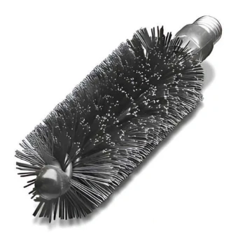 Щетка ерш 101х100х160 мм с внешней резьбой W1 / 2, стальная проволока, двойная спираль LESSMANN