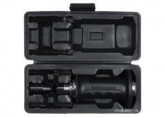 YATO Викрутка реверсивна ударна YATO : L= 175, тріщатка, 6 насадок, CrV  | YT-28003