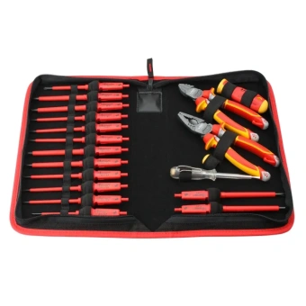 Набор высоковольтного инструмента Zip-Bag 1000 В, 14 отверток, индикатор, плоскогубцы, бокорезы