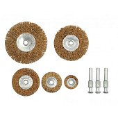 VOREL Щітка - крацовка , Набір плоских 5шт.  | 06990