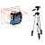 Лінійний лазерний нівелір Bosch Professional GLL 3-80 C (AA) + Штатив BT 150 L-Boxx ready (0601063R0
