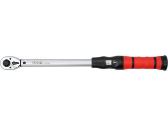 Ключ динамометричний з налаштувальним вічком YATO : квадрат 1/2", F= 40- 220 Нм, L= 500 мм [6]