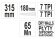 YATO Ножiвка по гіпсокартону YATO : l= 315 мм, полотно l= 180 мм, t= 1,5 мм, 7 зуб./1"  | YT-31343