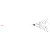 Граблі віялові металеві розсувні з черенком Technics | 70-788