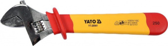 YATO Ключ розвідний YATO : L= 250 мм, ізольований корпус VDE до 1000V  | YT-20941