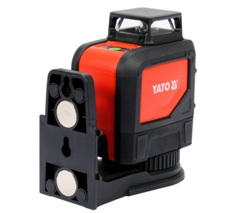 YATO Нівелір лазерний самонівелюючий YATO : 5 променів, точність- ±3 мм/ 10 м, верт./гориз. промені 