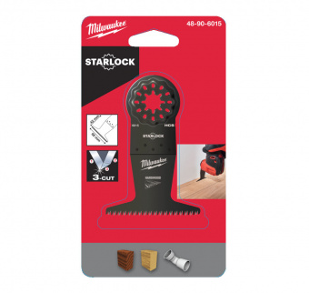 MILWAUKEE Полотно по дереву 65 мм с 3 режущими кромками на зубьях для быстрого и чистого реза (1 шт)