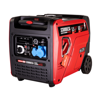 Інверторний бензиновий генератор КВІТКА PRO SC6000iEA (6 кВт, є вихід під ATS) (110-7044)