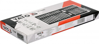 YATO Набір насадок викруткових YATO : адаптери 1/2",3/8", HEX SPLINE TORX CrV  | YT-0400