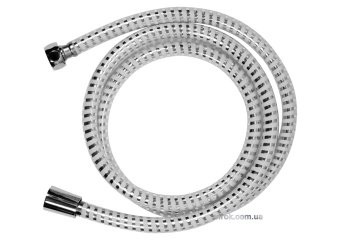 FALA Шланг для душа Ø= 14 мм, покритий хром-білою ПВХ гофрою, G 1/2, l= 1,5 м  | 75652