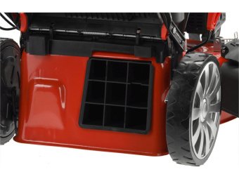 Газонокосарка бензинова YATO з приводом: 3,5кВт, ширина різання: Ø= 53 см, травозбірник- 62л