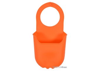 FALA Органайзер силіконовий, оранжевий, підвісний для губки, 200х 100 мм(DW) | 74788