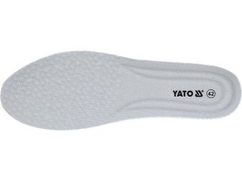 Кросівки робочі YATO "PRIME SBP", розм. 45 поверхня зі шкіри з сіткою і поліуретановою підошвою [10]