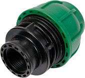 FLO Муфта до водяних пластикових труб з внутр. різьбою 32 мм- 3/4" поліпропіленова, для тиску 1 MPa 