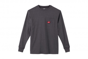 MILWAUKEE Футболка с длинными рукавами WTLSG-L серая 4933478239 | 4933478239