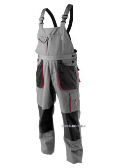 YATO Напівкомбінезон робочий DAN, розм. L; 65%- поліестер, 35%- бавовна  | YT-80292