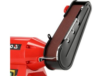 Точильний верстат з пасом YATO від ел-мережі 230 В, 520 Вт, диск Ø= 150/25х 32 мм, пас- 50х686 мм