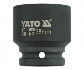 YATO Головка торцева ударна 6-гранна YATO : квадрат 3/4", М= 38 мм, L= 57 мм  | YT-1088