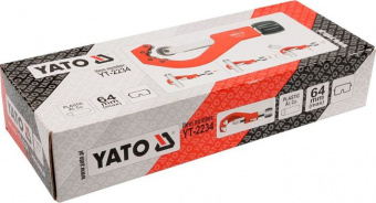 YATO Труборіз YATO: для труб Ø 1/2"-5/2", Ø= 14-63 мм, алюміній /мідь /пластик.  | YT-2234