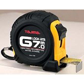 TAJIMA Рулетка строительная ударопрочная G-LOCK, G5P70MY - 7м x 25мм