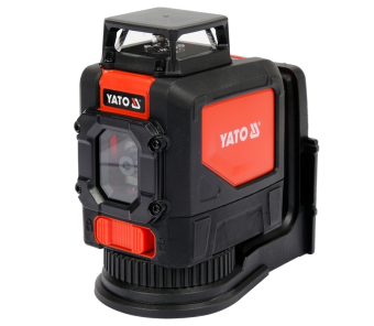 YATO Нівелір лазерний самонівелюючий YATO : 5 променів, точність- ±3 мм/ 10 м, верт./гориз. промені 