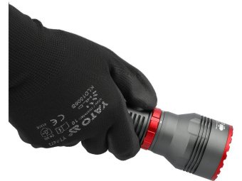 Ліхтар ручний LED-діодний YATO Li-Ion 3.7 В, 4 АГод, 10Вт,  зарядка від USB-C [6/24]