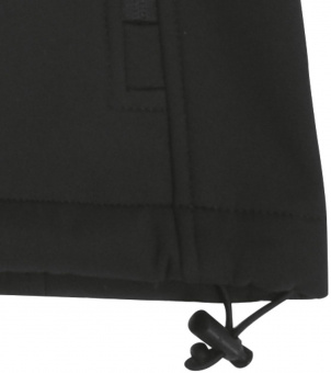 YATO Куртка робоча SOFTSHELL з прикріп капюшоном YATO розм XXL, чорна, 3 кишені, 96% поліест і 4% сп