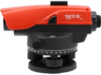 Нівелір оптичний авто-налашт YATO об'єктив Ø= 38мм, кратніс- 32Х, радіус дії- 1-55м, точніс- 1мм/30м