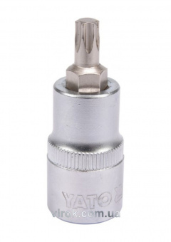 YATO Головка торцева до квадрату 1/2" YATO з насадкою "TORX" Т40, L= 55 мм  | YT-04314