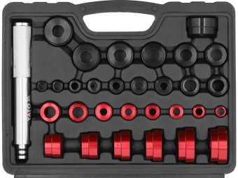 Засоби регуляції підшипників і сальників YATO: дюймових і метричних розмірів, 33 шт [10]