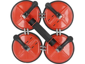 Присоска вакуумна YATO: 4 чашки Ø= 150 мм, m= 300 кг [5]