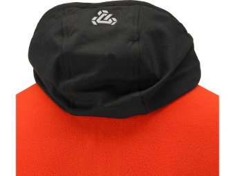 Худі флісовий з поліестеру YATO розмір M, червоно-чорний, 5 кишень [20]