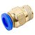 Штуцер цанговый прямой 8ммх1/8" AIRKRAFT SPC08-01