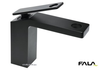 FALA Змішувач води для умивальника "NOIR 1" з кульовим регулятором, латунний  | 75880