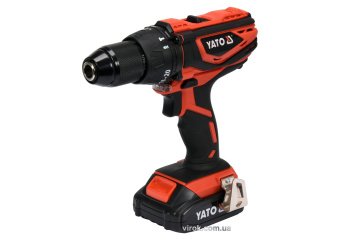 YATO Шуруповерт-дриль ударний акумулят. Li-Ion YATO: V18В, крутн.мом.- 40 Нм, 2 Агод, патрон Ø≤13 мм