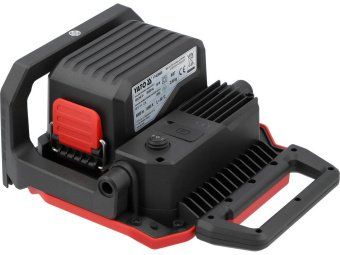 Прожектор переносний COB-діодний YATO від акумул. Li-Ion 18В і ел-мережі, 6000/1800 Lm ак. 3200/1000