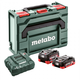 Комплект акумуляторів Metabo (LiHD 18 В, 4 А*год, 1 шт., 5.5 А*год, 1 шт.) (685136000)