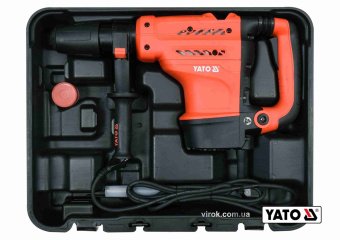 YATO Молот відбійний SDS-MAX мережевий YATO : P= 1300 Вт, J= 20 Дж. Ø≤ 150 мм (бетон)  | YT-82131