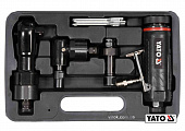 YATO Тріщатка, шліфмашинки кутова і пряма пневматичні YATO: 1/2", тиск- 0.63 МПа, 113 л/хв 3 шт+кейс