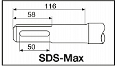 MILWAUKEE Бур SDS-MAX , Ø30,0х570х450мм | 4932352784