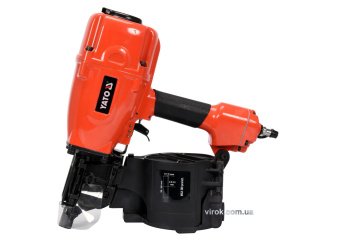 YATO Пістолет цвяхозабивний, пневматичний, барабанний YATO для цвяхів t= 2.5-3.3 мм, h=50-9мм, 8 Bar