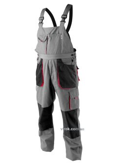 YATO Напівкомбінезон робочий DAN, розм. S; 65%- поліестер, 35%- бавовна  | YT-80290