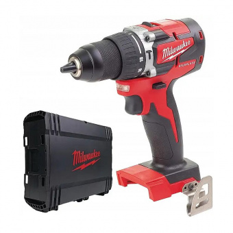 MILWAUKEE Дрель-шуруповёрт аккумуляторная бесщёточная ударная M18 CBLPD-0X крут. мом. 60 Нм | 493346