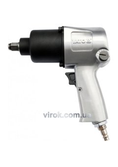 YATO Гайковерт ударний пневматичний YATO : квадрат 1/2", F=511 Nm  | YT-09511
