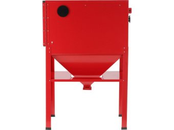 Піскоструйна камера електр 230 В YATO: 220 л, 0.27-0.82 МПа, спож.пов. 424-707 л/хв, 138х 94х 58 см