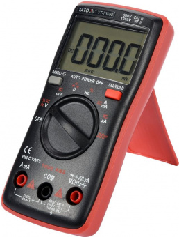 YATO Мультиметр TRUE RMS електричних параметрів YATO з LCD-цифровим діапазоном 9999  | YT-73089