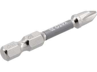 Насадка викруткова YATO PH2 х 50 мм. HEX 1/4", покрита нікелем, 2шт.[10]