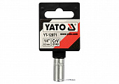 YATO Перехідник для насадок викруткових YATO : квадрат 1/4"(F) HEX- 1/4 (M)6,3 мм, CrV  | YT-12971